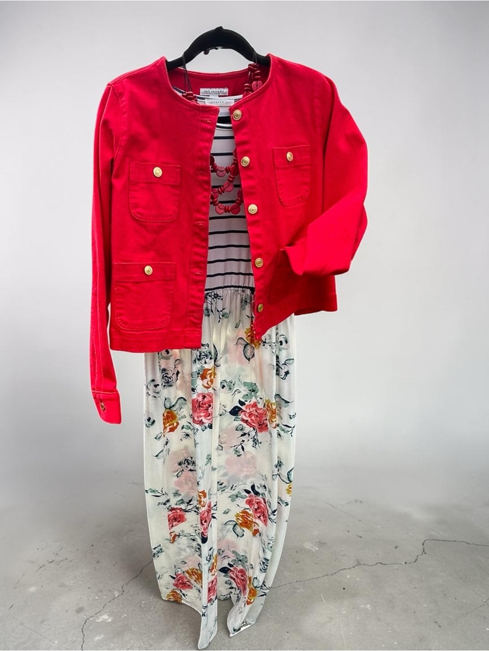 Free Assembly Red Jean Jacket - Picture 9 of 9
